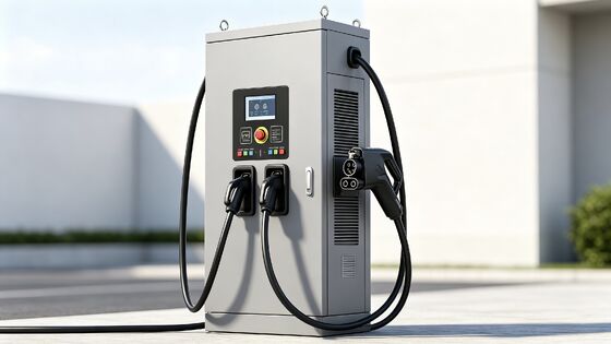 320KW DC EV Charger McKee Minor Snow Series CLF CCS1 Connector 3 Phase AC380V Input Air Cooling IP54 10 Inch Touch Screen OCPP1.6J Untuk penggunaan komersial