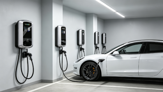 Harga yang bagus Smart J8 Type2 EV AC Charging Station Column wall mounted 22kw 32A 380V IP54 5.64 inci LCD Display Cocok untuk penggunaan perumahan dan komersial On line