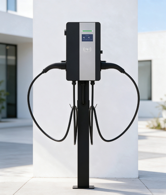 Harga yang bagus Mckee 22kW 44kW AC EV Charger Perlindungan Keamanan Lengkap Kebocoran Overvoltage IP54 On line