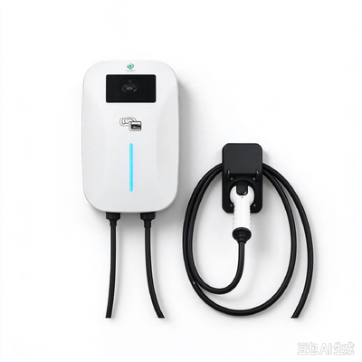 Harga yang bagus Mckee 7kW 11kW 22kW Wall Mounted AC EV Charger IP54 OCPP 1.6J 4.3 inci layar sentuh On line