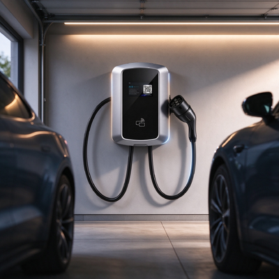 Harga yang bagus Pengisi Daya AC EV Tipe 1 9.6KW Perlindungan Pembumian Kebocoran Stasiun Pengisian Armada Komersial On line