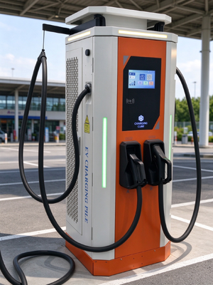 Harga yang bagus Pengisi Daya Cepat DC Senapan Ganda 360kW CCS1 CCS2 CHAdeMO GB/T OCPP 1.6J 200-1000V IP54 Layanan Jalan Raya On line