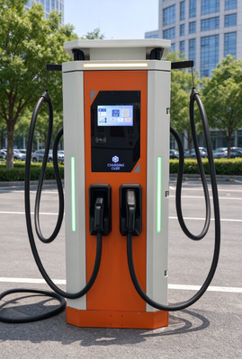 240kW Dual Gun DC Fast Charger CCS1 CCS2 CHAdeMO GB/T OCPP 1.6J 200-1000V IP54 Commercial