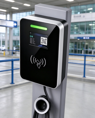 Harga yang bagus 9.6kW Tipe 1 Pengisi Daya EV AC IP54 UL94 V0 Enclosure 40A RFID Wallbox Komersial On line