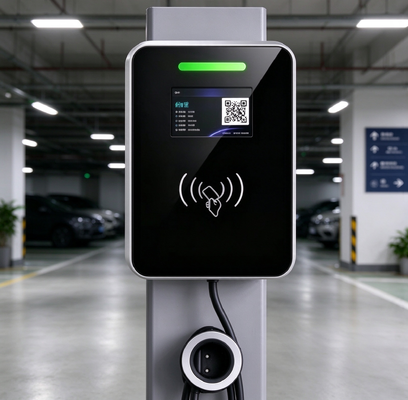 Harga yang bagus Pengisi Daya AC EV Tipe 2 11kW Tiga Fase 16A 400V RFID Smart Wallbox Pasar UE On line